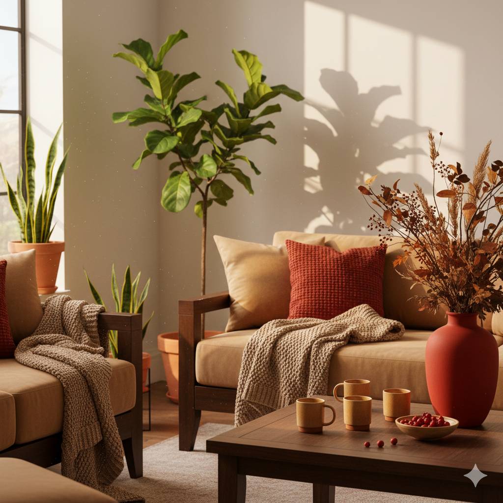 Stilleven met vazen op een bijzettafel