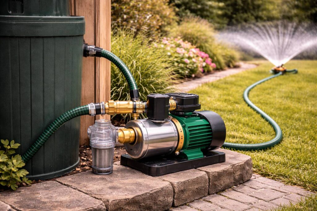 Een efficiënt tuinbewateringssysteem in actie