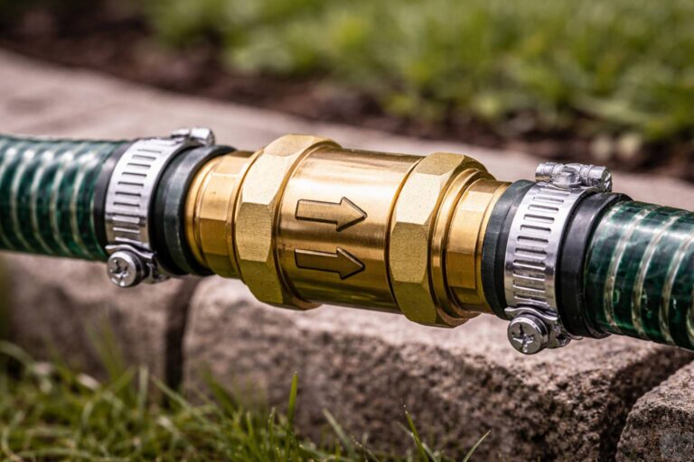 Terugslagklep tuinpomp