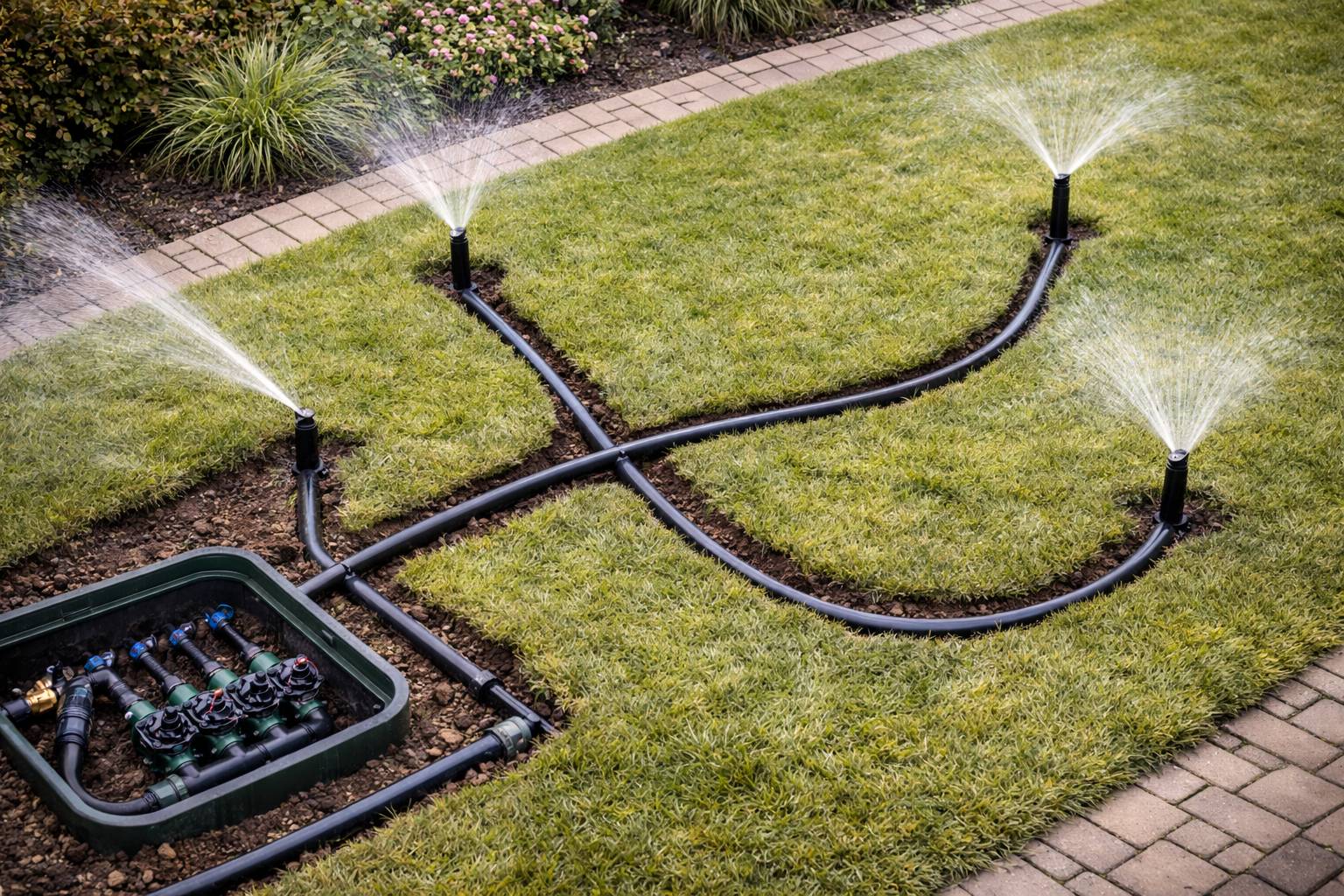 Tuinpomp pop-up sproeiers