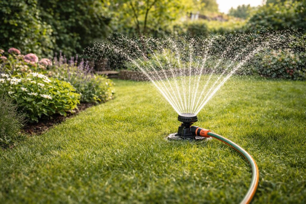 Tuinpomp voor sproeier: hoeveel bar heb je nodig en hoeveel sproeiers tegelijk?