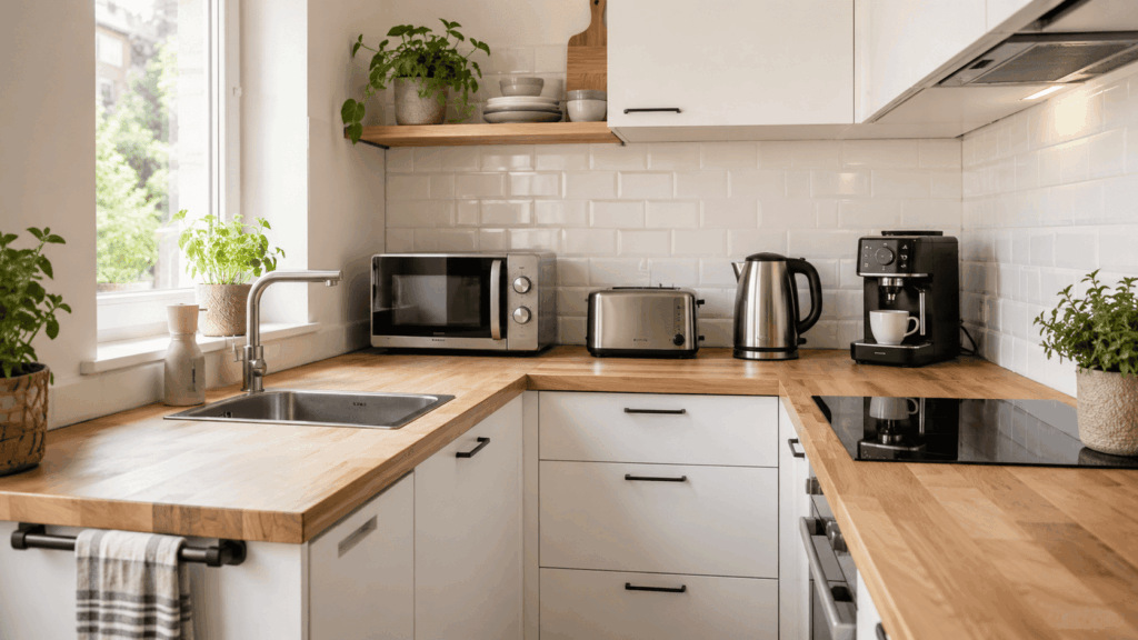 Apparatuur kleine keuken slim en compact kiezen