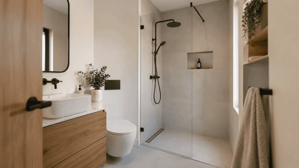 Douche kleine badkamer met slimme indelingstips