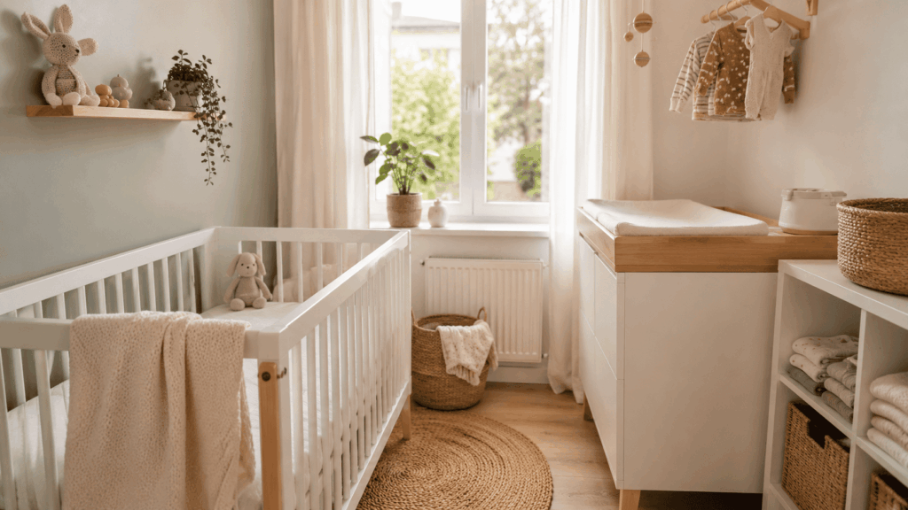 Kleine babykamer inrichten met slimme ideeën