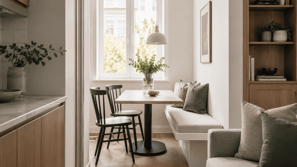 Kleine eethoek indelen met slimme ideeën voor meer comfort
