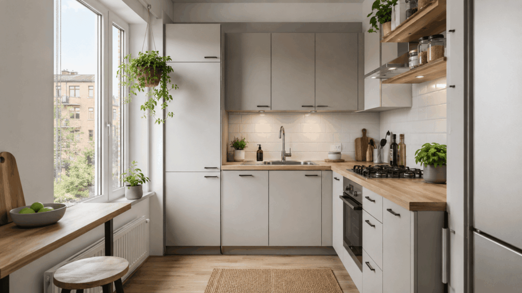 Kleine keuken indelen met slimme ruimte-oplossingen