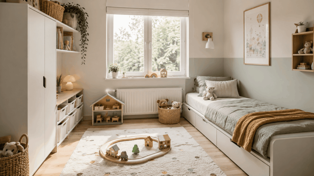 Kleine kinderkamer indelen met slimme oplossingen
