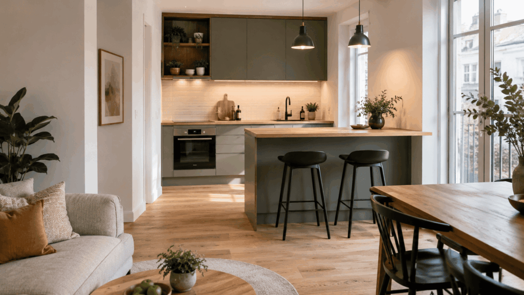 Kleine open keuken inrichten met slimme keuzes