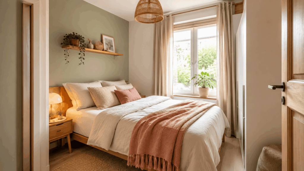Kleine slaapkamer gezellig maken met slimme sfeertips