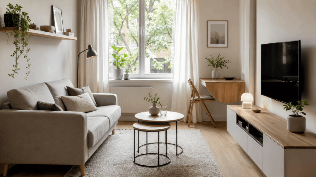 Meubels kleine woonkamer voor slim en compact wonen