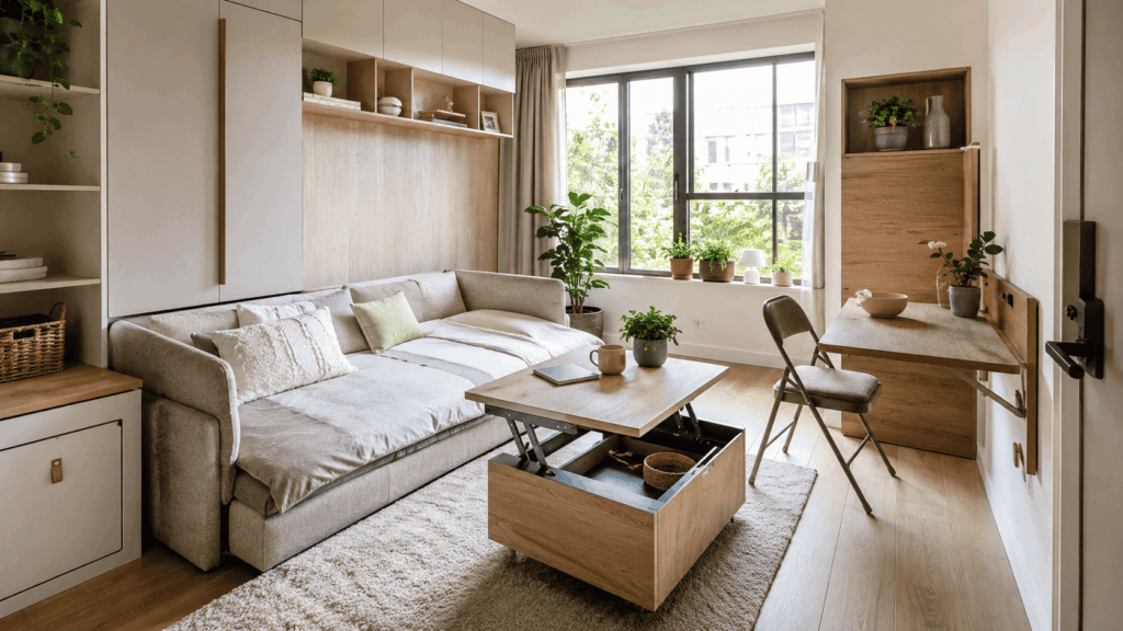 Multifunctionele meubels voor slim en compact wonen