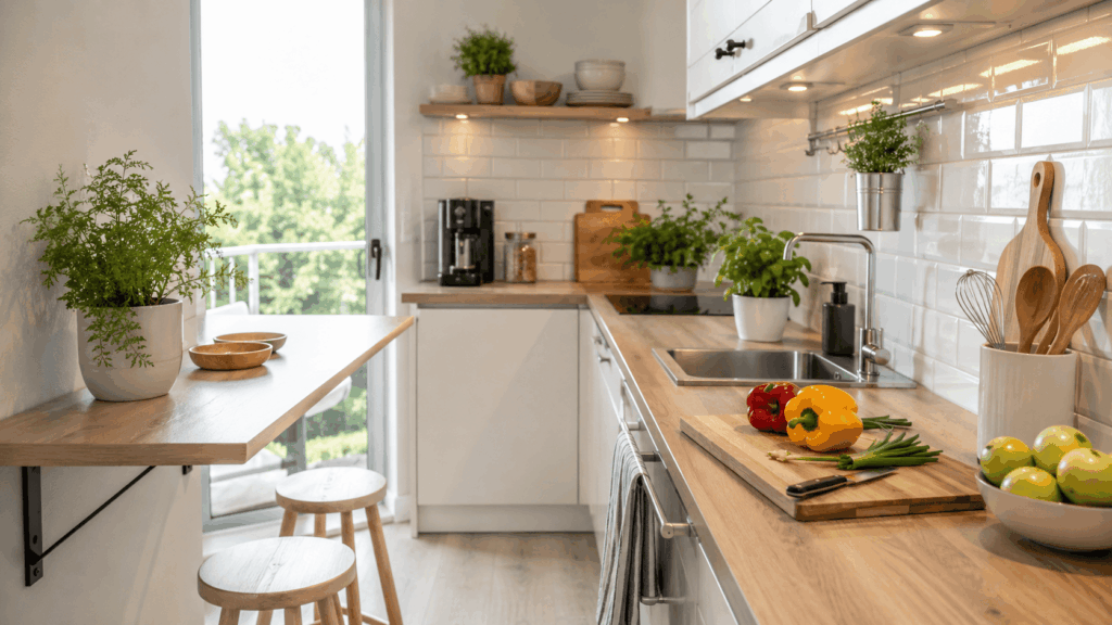 Werkruimte kleine keuken vergroten met slimme tips