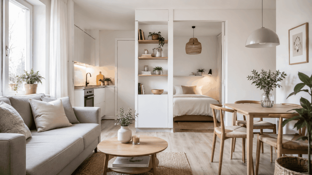 Appartement 40m2 inrichten met slimme woonoplossingen