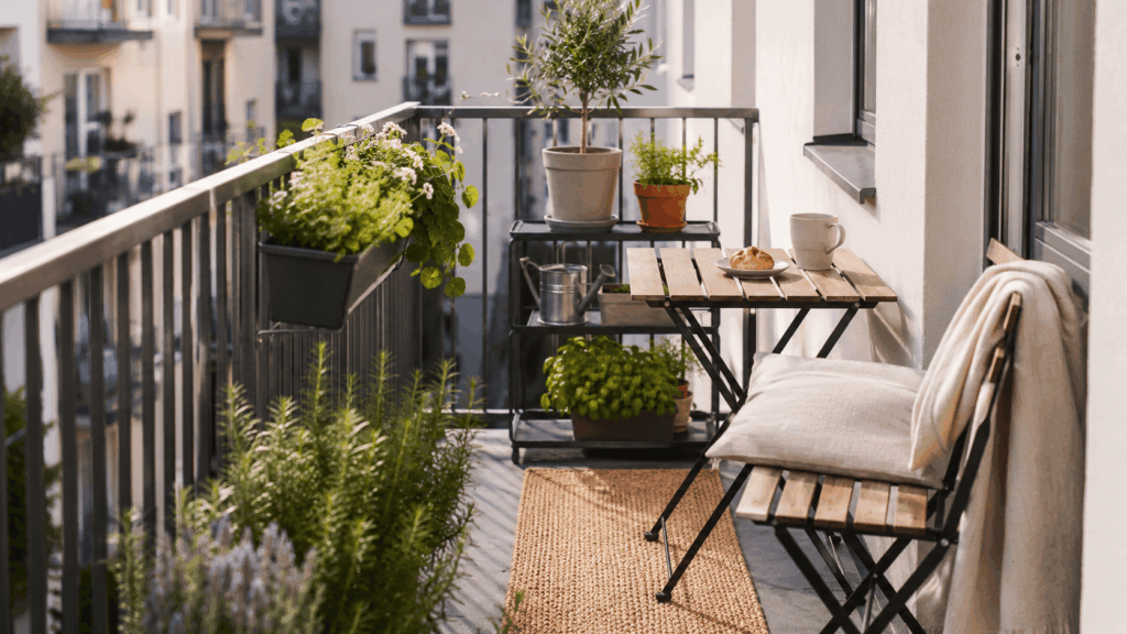 Klein balkon indelen met slimme tips voor extra comfort