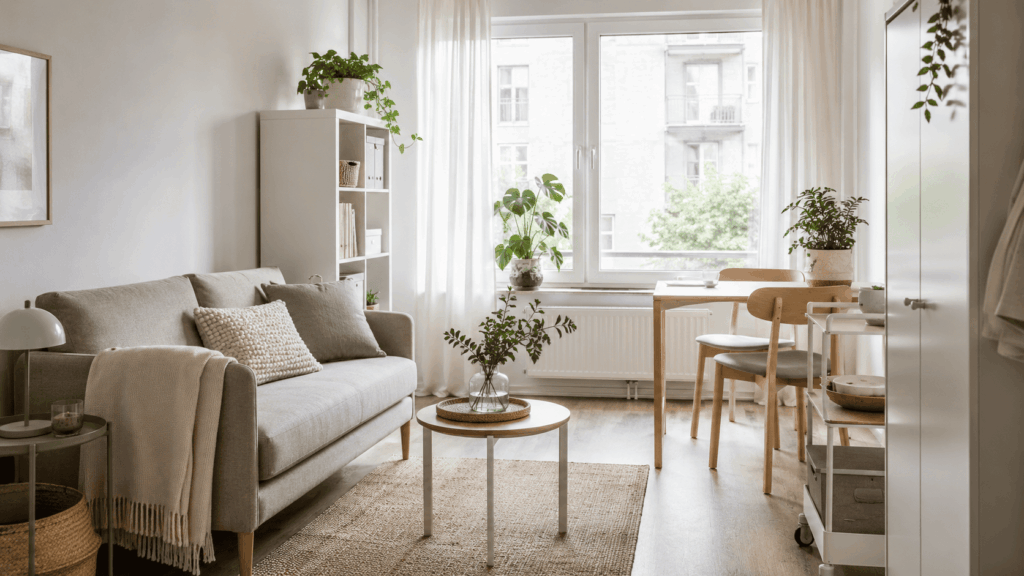 Kleine huurwoning inrichten met slimme woonoplossingen