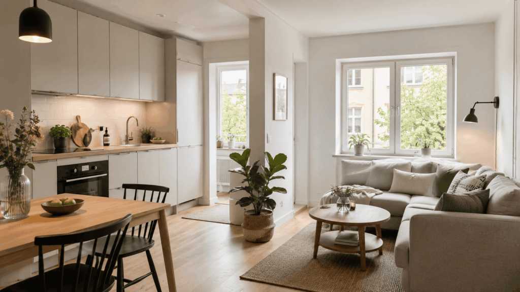 Kleine open keuken woonkamer met slimme indelingstips