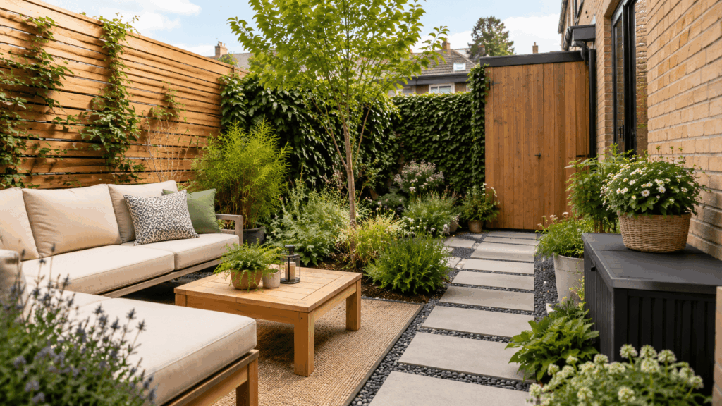 Kleine tuin inrichten met slimme ideeën voor meer ruimte