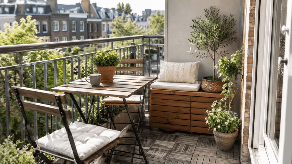 Meubels klein balkon met slimme keuzes voor extra comfort