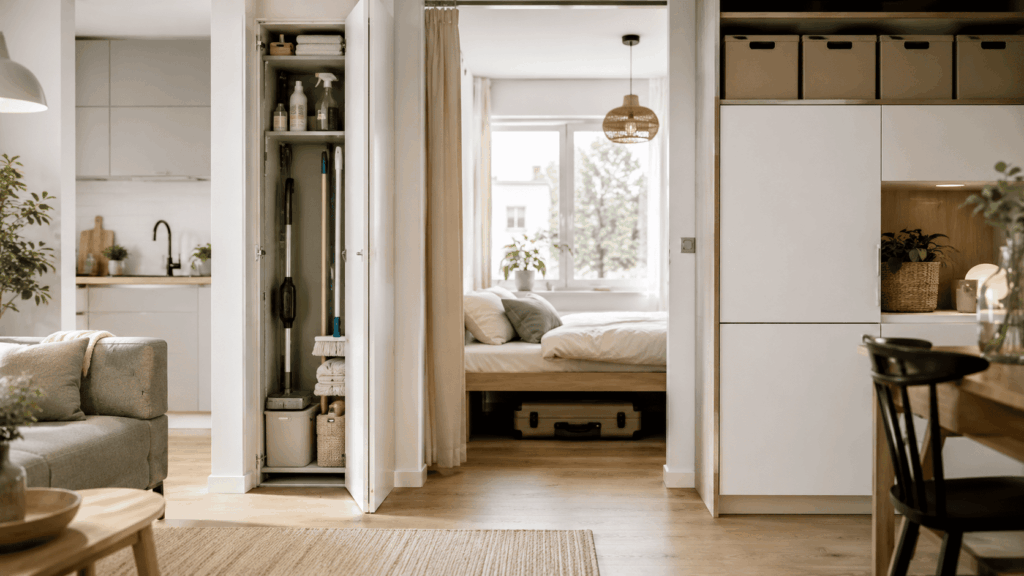Opbergen zonder berging met slimme ruimtebesparing
