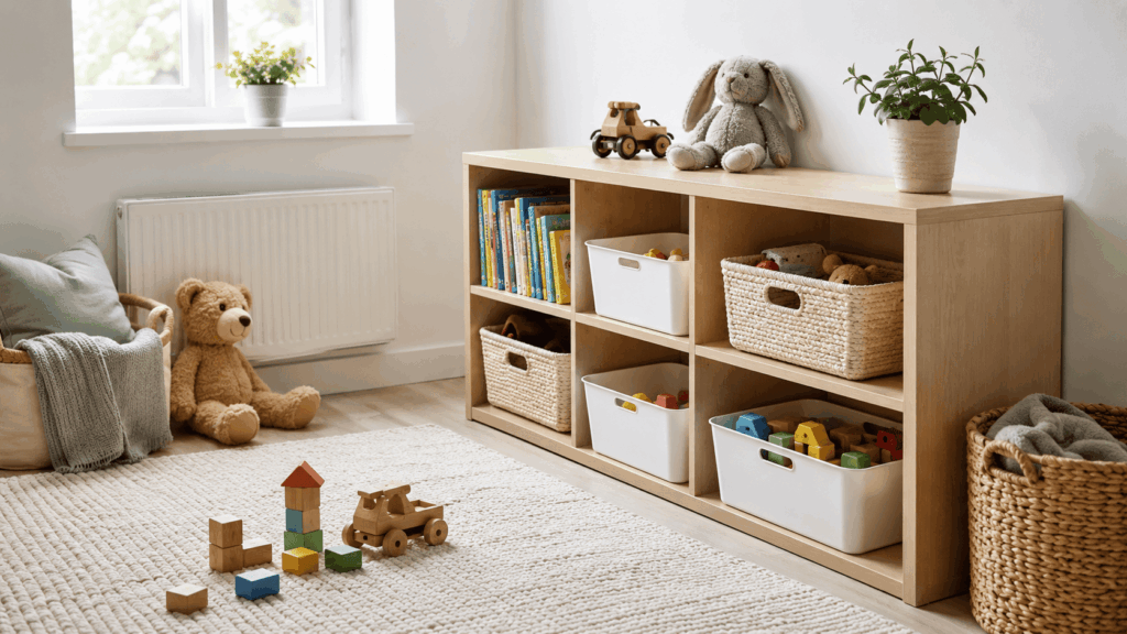 Speelgoed opbergen kleine kamer met slimme opbergideeën