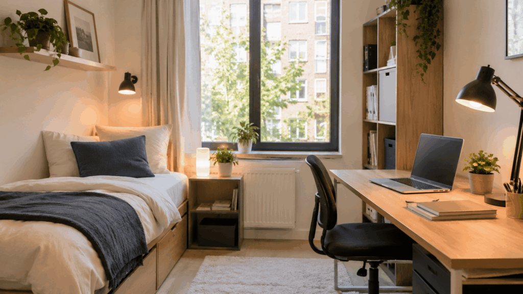 Studentenkamer inrichten met slimme ideeën voor meer comfort