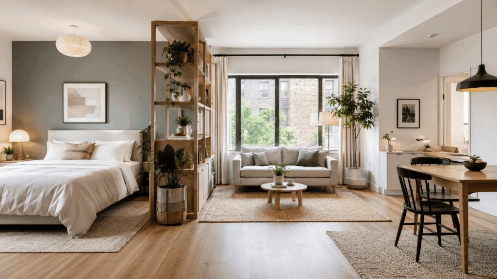 Zones maken studio met slimme indelingstips